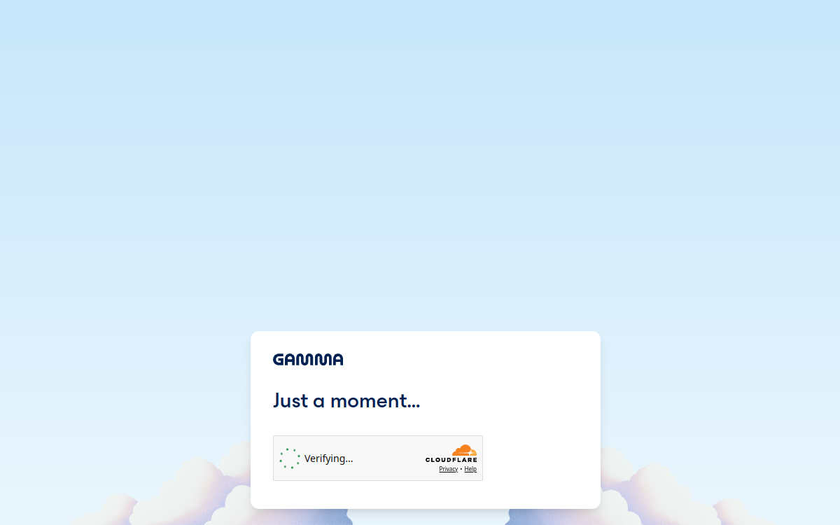 Gamma · 网站预览