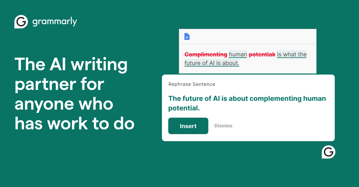 Grammarly · 网站预览
